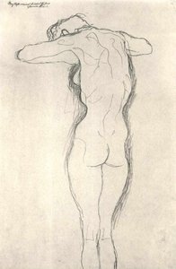 バックアクト 作： Gustav Klimt